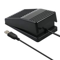 FS22-PM USB vienos kojos jungiklis Daugiafunkcis pritaikytas pėdos pedalo mechaninis jungiklis vaizdui juoda