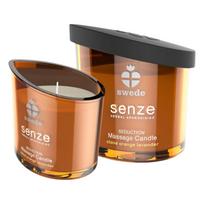 Swede Senze - masažinė žvakė - apelsinų ir levandų kvapas - 50 ml
