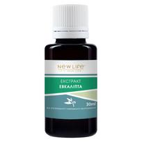 Eukalipto ekstrakto tinktūra vaistažolių skystas maisto papildas „New Life“. 30 ml (course 2 weeks)