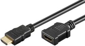 Goobay Standard HDMI 2.1 Extension Cable 8K 60Hz, 0.5 m