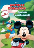 Antulis Donaldas. Spalvinimas su lipdukais - Nėra Autoriaus