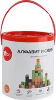 bo. Medinės kaladėlės Abėcėlė ir žodžiai (rusų kalba)