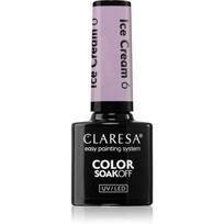 Claresa SoakOff UV/LED Color Ice Cream gelinis nagų lakas atspalvis 6 5 g