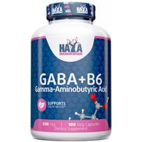 Haya Labs Gaba + B6 500 mg. - 100 kapsulių