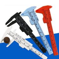Mini plastikinis suportas 0-80 mm - baltas - matavimo įrankis