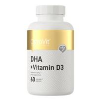 OstroVit DHA + Vitaminas D3, 60 kaps.