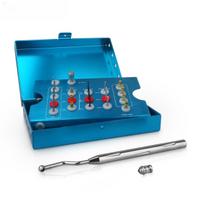 Dantų implantų sraigtų išėmimo rinkinys Sulūžusių dangtelio sraigtų ištraukiklis Chirurginiai išėmimo instrumentai mėlyna