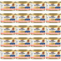Purina Gourmet Gold putėsiai su lašiša 72x85g