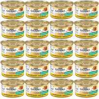 Purina Gourmet Gold Pikantiškas pyragas su vištiena ir morkomis 72x85g