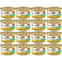 Purina Gourmet Gold Pikantiškas pyragas su vištiena ir morkomis 48x85g