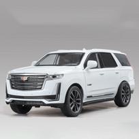 Nauja 1:24 Cadillac metalinis liejinys modelis 5 durys atidaromos garsas ir šviesa amortizacija atsitraukiantis dekoratyvinis automobilis vaikiškas žaislas berniuko kolekcija balta