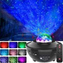 Projektorius Star projektorius Galaxy LED lempa su įmontuotu garsiakalbiu Multicolor Black Black