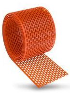 Šlaito ventiliacinės grotelės EAVES GRATE, 80 mm x 5 m, RAL9005 (juoda)