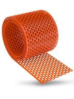 Šlaito ventiliacinės grotelės EAVES GRATE, 100 mm x 5 m, RAL9005 (juoda)