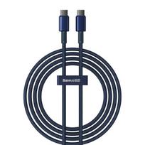 Kabelis USB-C - USB-C Baseus Tungsten Gold, 2 m
