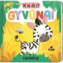 Knyga KAS ČIA. GYVŪNAI SAFARYJE