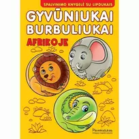 Knyga GYVŪNIUKAI BURBULIUKAI. AFRIKOJE