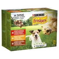 PURINA Friskies šunų maistas padaže 12x85g
