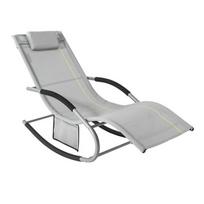 ,Supamasis krėslas, Lauko kėdė, Lauko baldai, pilkos spalvos, Patikrinta 150 kg, OGS28-HG