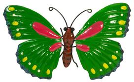 Dekoratyvinis drugelis Saska Garden, 26 cm, žalias
