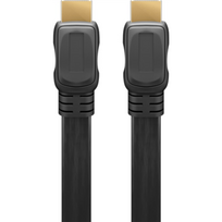 Goobay | High Speed HDMI Flat Cable with Ethernet | 61279 | HDMI male (type A) | HDMI (type A) | HDMI to HDMI | 2 m
