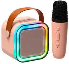 RoGer K12 Bluetooth Karaoke Kit RGB / 6W / pink