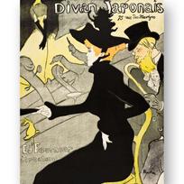 Reprodukcija „Divan Japonais“, Henri de Toulouse–Lautrec
