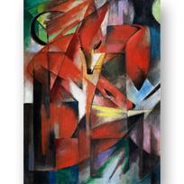 Reprodukcija „Lapės“, Franz Marc