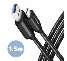 AXAGON | Data and charging USB 3.2 Gen1 cable, 1.5 m | BUCM3-AM15AB | USB Type C - USB Type A