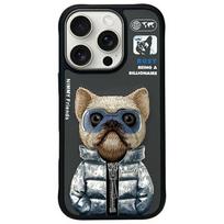 NIMMY case COOL AND CUTE 2.0 Dog for IPHONE 16 Pro, black
