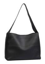 Pečių maišas - TOM TAILOR - Angie Hobo Bag M - Juodas - Poliuretanas - 27x25x10 cm