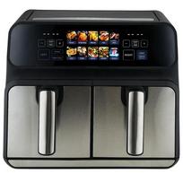 ProfiCook PC-FR 1287 H Double 8 L Standalone 2200 W Black and Stainless Steel Hot Air Fryer