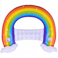 Pripučiamas plaustas Sun Club Rainbow, 148x99 cm, įvairių spalvų