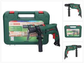 Bosch smūginis gręžtuvas - EasyImpact 600 (pristatomas su dėžute, papildoma rankena ir gylio ribotuvu)