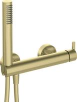 Dušo komplektas su maišytuvu Deante Silia BQSR41M, Brushed gold