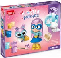Gipso formavimo komplektas Maped Creativ Plaster Friends super girl