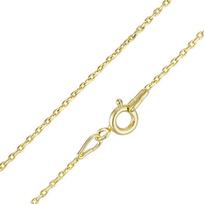 Paauksuota sidabrinė grandinėlė moterims "Anchor" Brasco 48834, 40