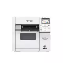 ET Epson CW-C4000e (bk) stalinis spalvotas etikečių spausdintuvas su blizgiu juodu rašalu