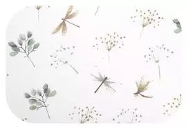 Diaper - 28906  - TETRA PRINT - EGA - DRAGONFLY - BEIGE- size 70x80 cm