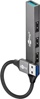Goobay Slim 4-Port USB Hub, USB-A to USB-A, 5Gbit/s | 74456