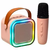 RoGer K12 Bluetooth Karaoke Kit RGB / 6W / pink