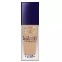 CLARESA_Natural Skin Tinted Serum Foundation, Natūralus makiažo pagrindas-serumas 2WO Medium Olive 32ml