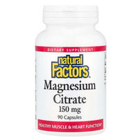 Natural Factors Magnesium Citrate 150 mg 90 caps