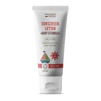 Apsauginis losjonas nuo saulės veidui ir kūnui Wooden Spoon vaikams ir visai šeimai, SPF50, 100 ml