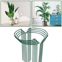 8 dalių sodo augalų kuolai, pusapvalės metalinės atramos vidaus ir lauko gėlėms 20cmx35cm