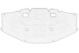 Variklio gaubto garso izoliacija OE RENAULT 65 84 015 72R