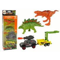Dinozaurų rinkinys automobilių raketų priekaba