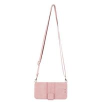 Cross-Border Leather Flip Case for Apple 15/Samsung - Japanese Korean Fashion iPhone 14 Pro rožinė