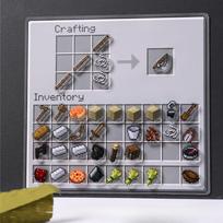 Minecraft žaidimo stiliaus magnetinė dekoracija šaldytuvo lipdukas 50pcs set