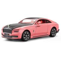 1:24 Rolls-Royce Ghost Alloy Prabangus Naujas Energijos Automobilio Modelis Lietas žaislinis Automobilis Metalinis Įkraunamas Automobilio Modelis Garsas ir Šviesa Atitraukiamas Vaikiškas žaislas Dovana rožinė